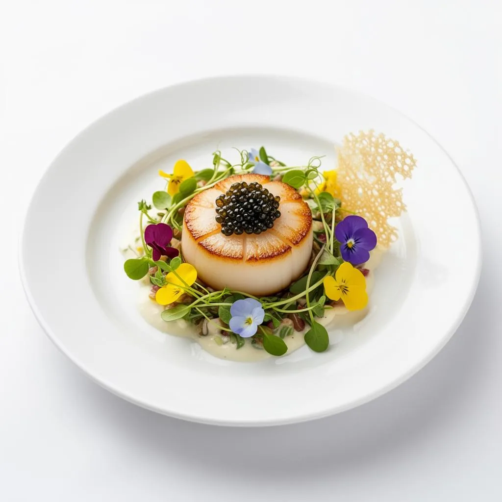 Signature plated dish